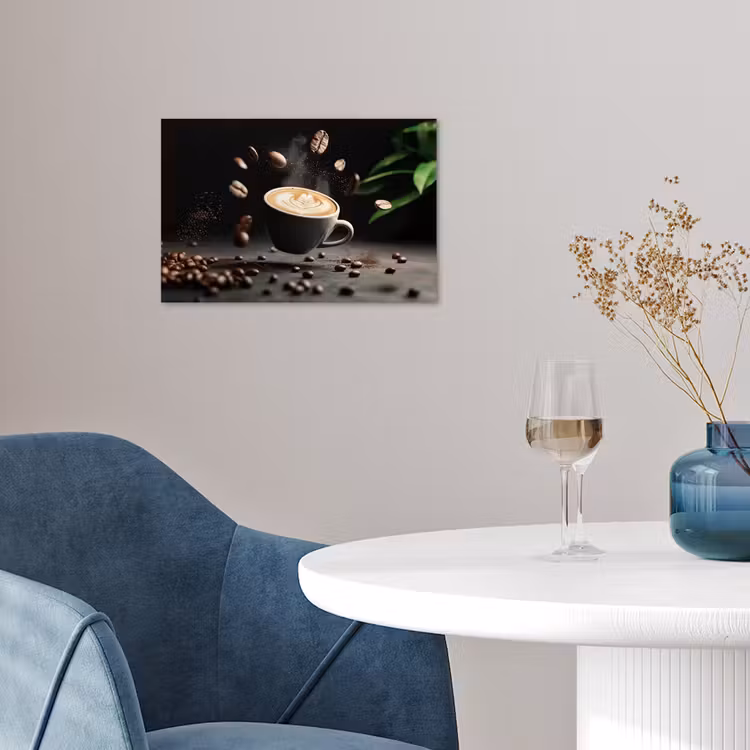 Poster - Cappuccino - Kop - Bonen - Bruin — 4