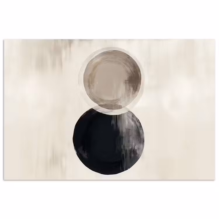 Poster - Cirkels - Vorm - Beige - Abstract — 1
