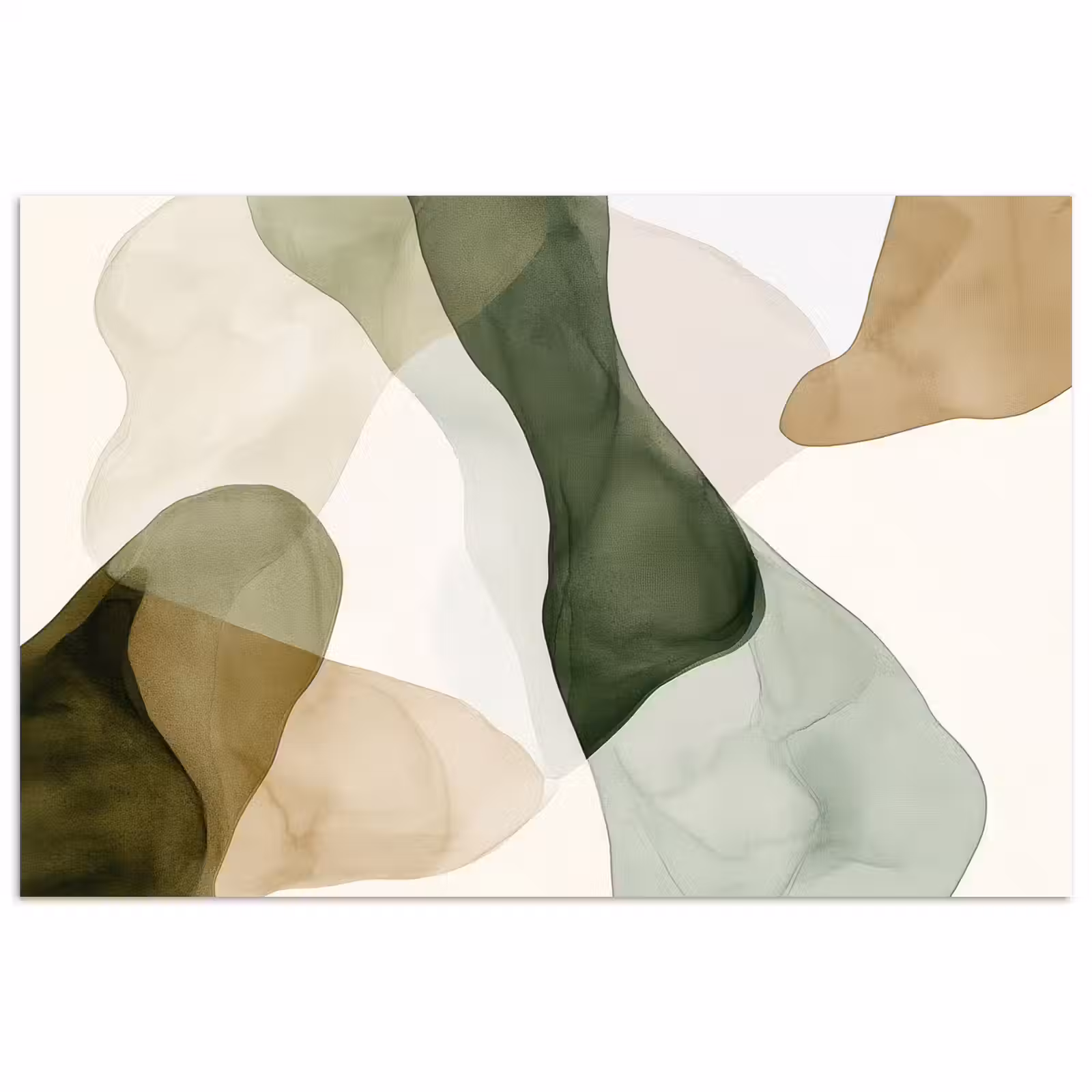 Poster - Japandi - Abstract - Groen — 1