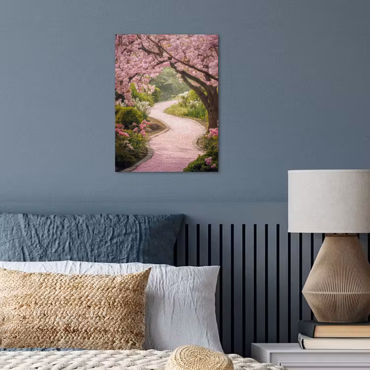 Poster - Kersenbloesem - Natuur - Sakura - Pad - Japanse tuin — 3