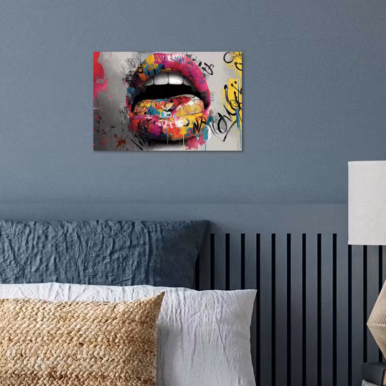 Poster - Lippen - Graffiti - Expressief — 3