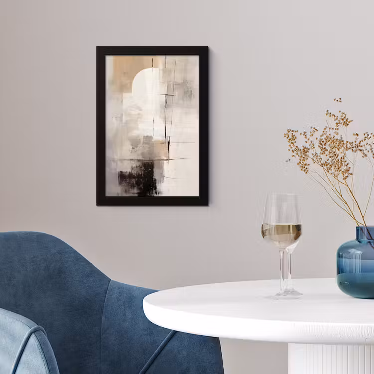 Poster met lijst - Abstract - Kunst - Grijs — 2