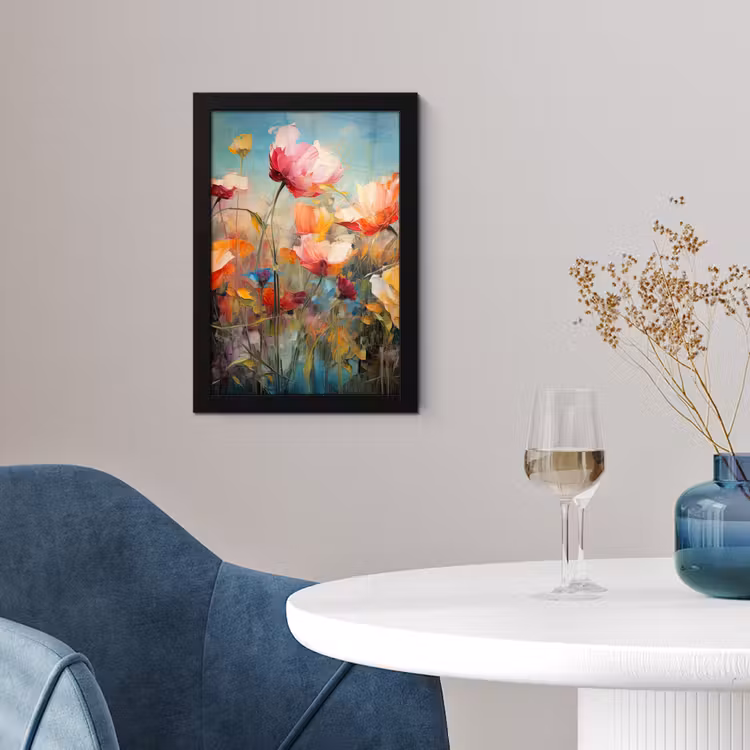 Poster met lijst - Bloemen - Watercolor - Kunst - Botanisch - Natuur — 2