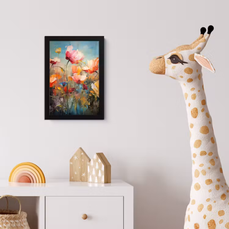 Poster met lijst - Bloemen - Watercolor - Kunst - Botanisch - Natuur — 5