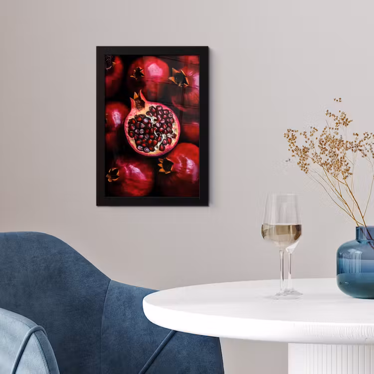 Poster met lijst - Granaatappel - Rood - Fruit — 2