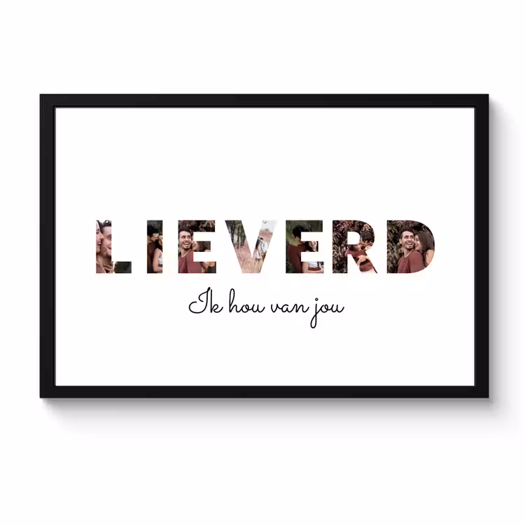 Foto in lijst - Lieverd — 1