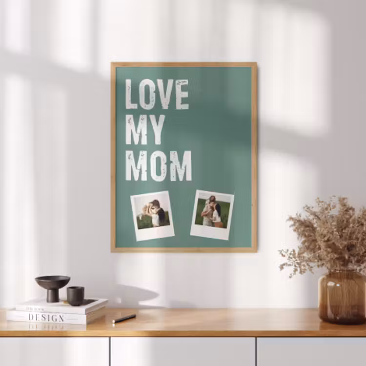 Foto in lijst - Love mom 2 polaroids — 4