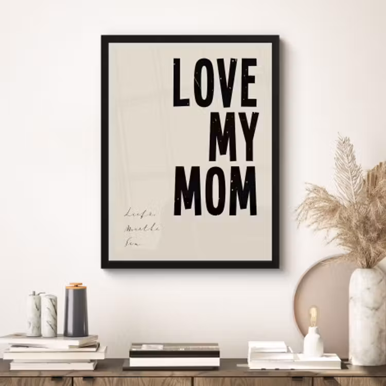 Foto in lijst – Love my mom — 2