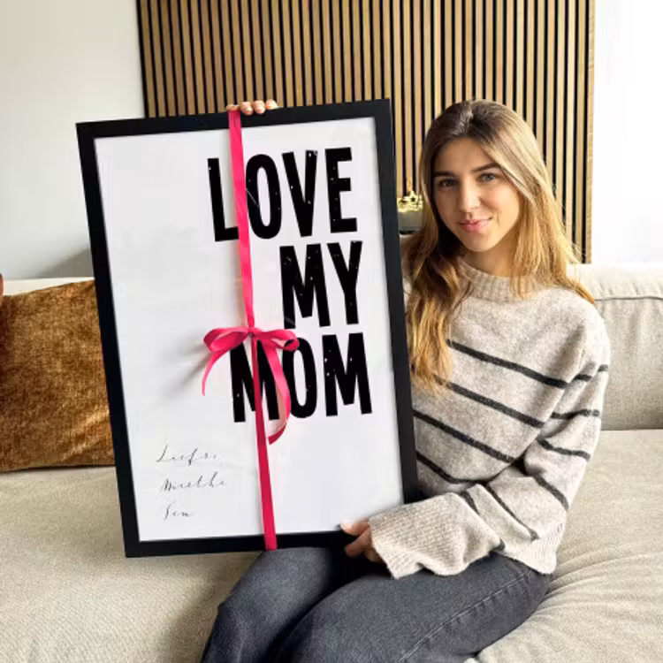 Foto in lijst – Love my mom — 4