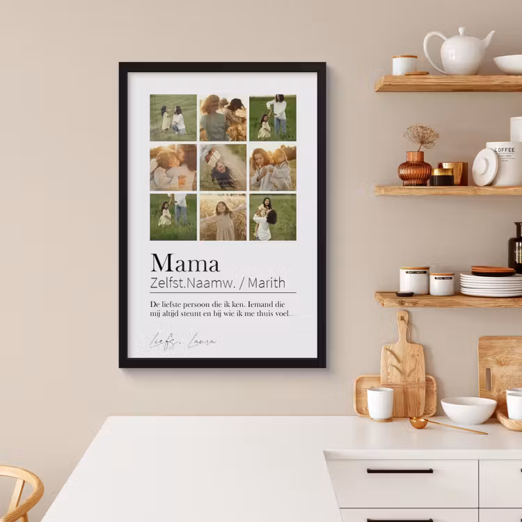 Foto in lijst - Mama betekenis collage — 4