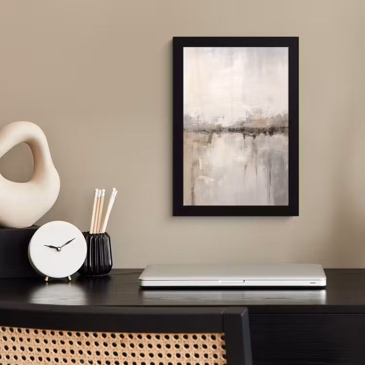 Poster met lijst - Moderne kunst - Abstract - Beige — 3