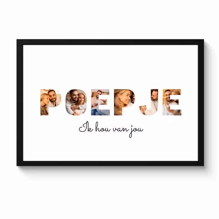 Foto in lijst - Poepje — 1
