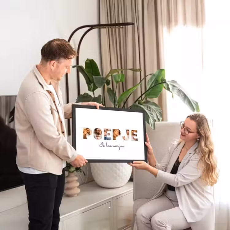 Foto in lijst - Poepje — 2