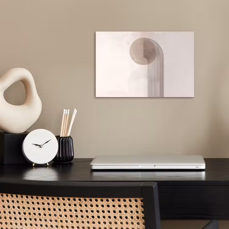 Poster - Minimalistisch - Cirkel - Lichtgrijs — 2