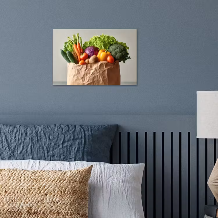 Poster - Papieren - Boodschappen - Groente - Kleurrijk — 3