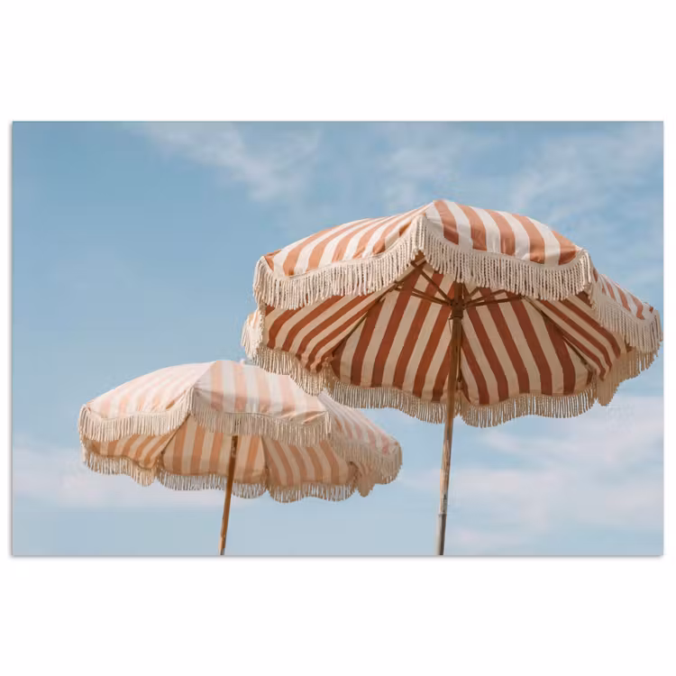 Poster - Parasol - Lucht - Rood — 1
