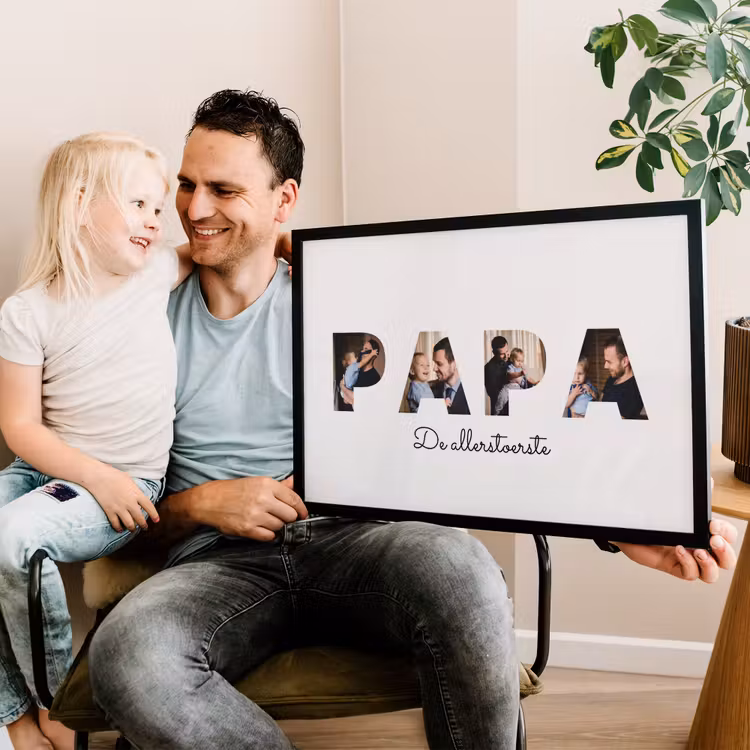 Foto in lijst - Papa — 2