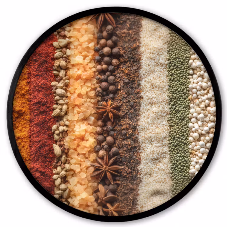 Ronde fotolijst - Banen - Verticaal - Kruiden - Variatie — 1