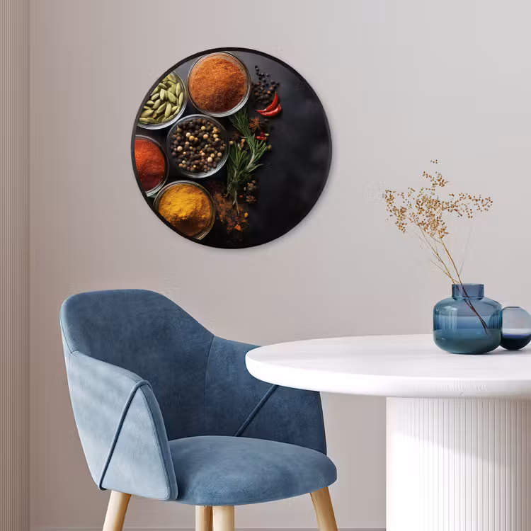 Ronde fotolijst - Glazen - Bakjes - Blaadjes - Kruiden — 4
