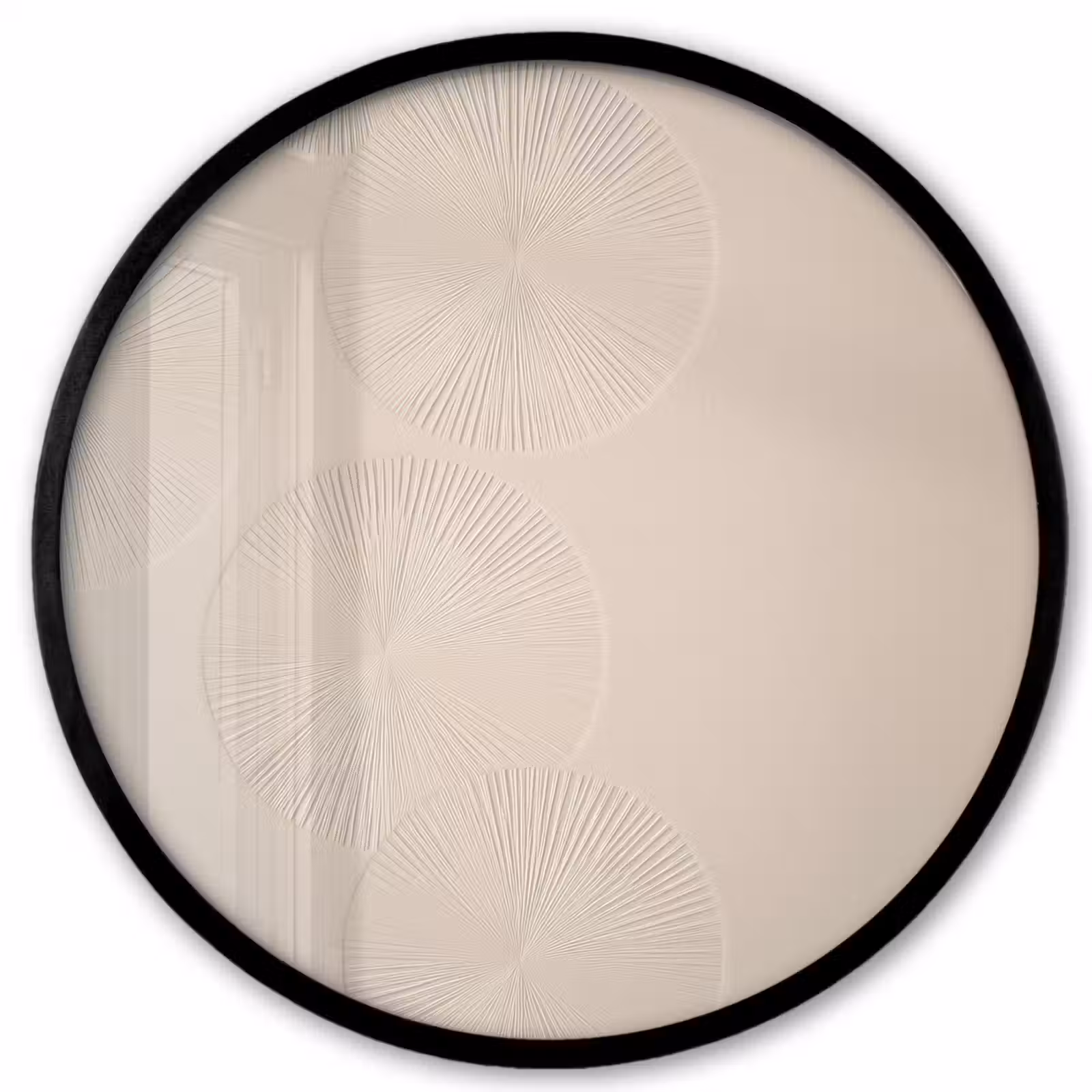 Ronde fotolijst - Japandi - Beige - Modern — 1