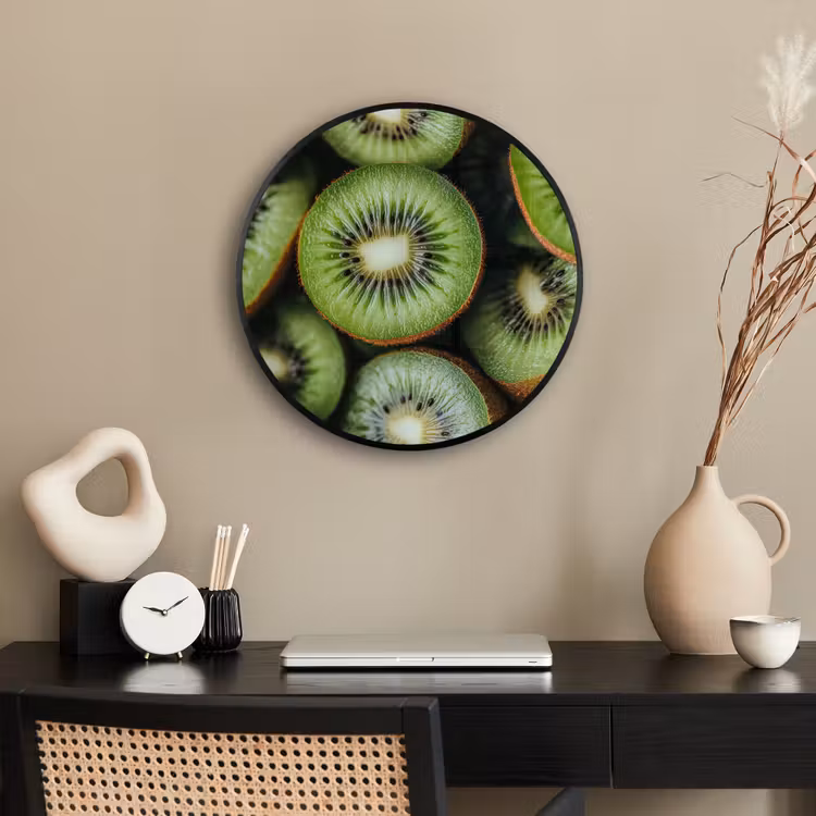 Ronde fotolijst - Kiwi - Fruit - Groen — 3