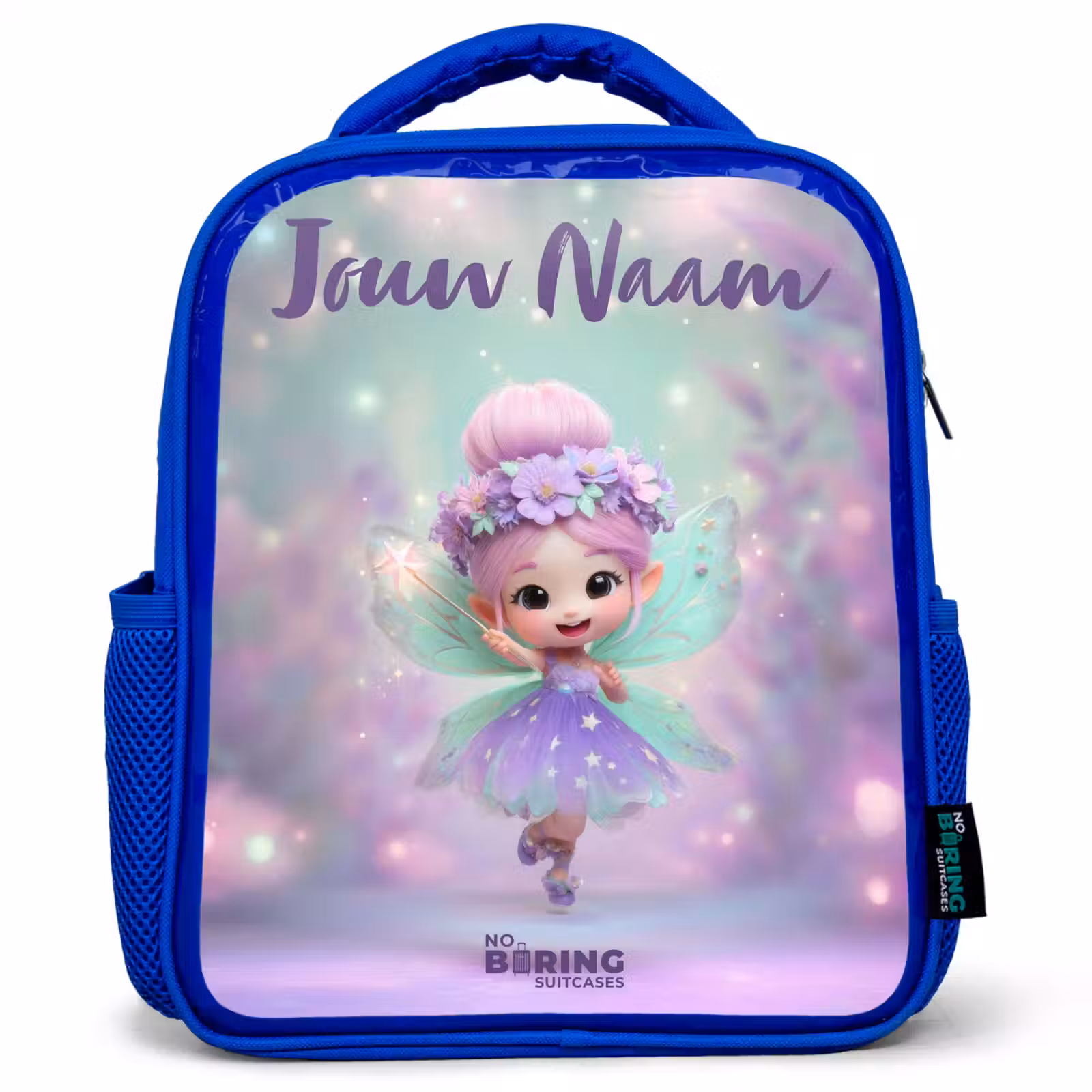 Rugzak kind met naam - Blauw Elf - Tover - Magisch — 1