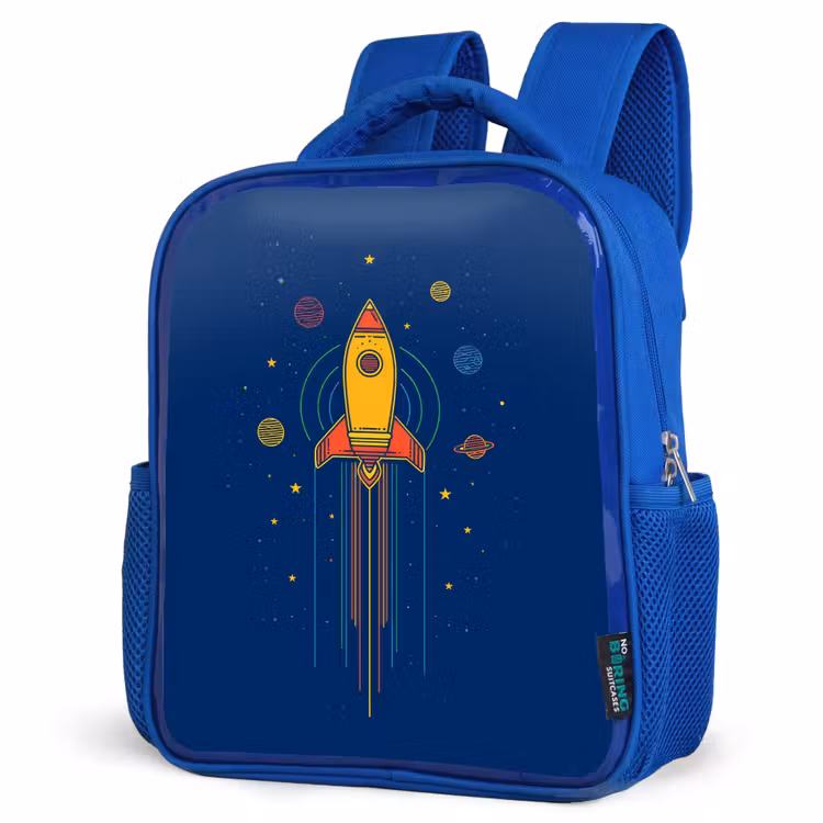 Rugzak kind - Blauw - Raket - Blauw - Sterren — 7