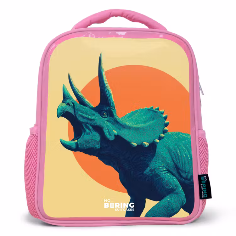 Rugzak kind - roze - Dino - Triceratops - Dier — 1