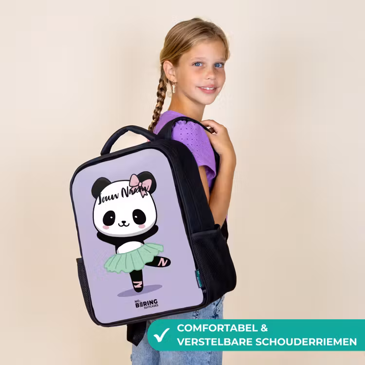 Rugzak kind - Zwart - Kawai - Ballet - Panda — 3