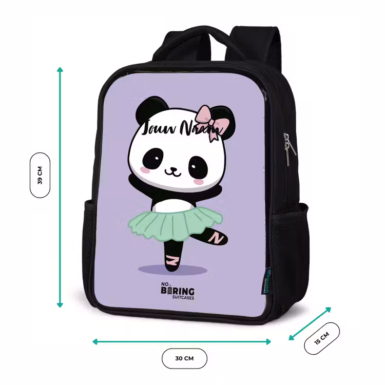 Rugzak kind - Zwart - Kawai - Ballet - Panda — 5