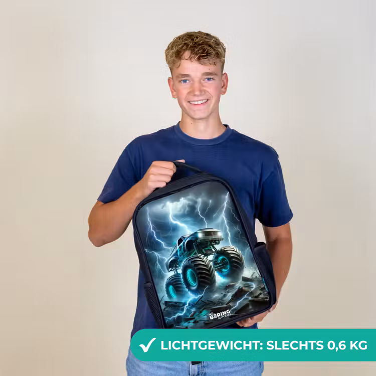 Rugzak kind - Zwart - Thunder Wheels — 2