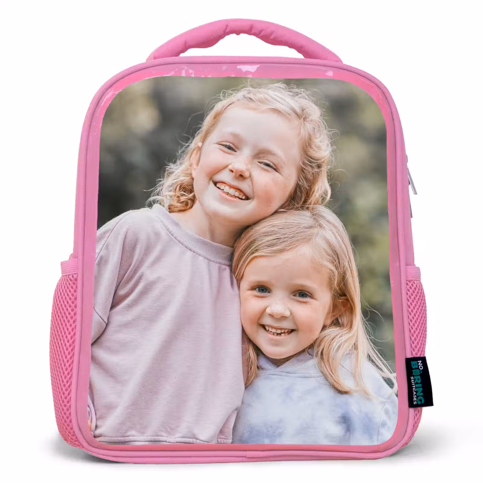 Kinderrugzak roze met eigen foto — 1