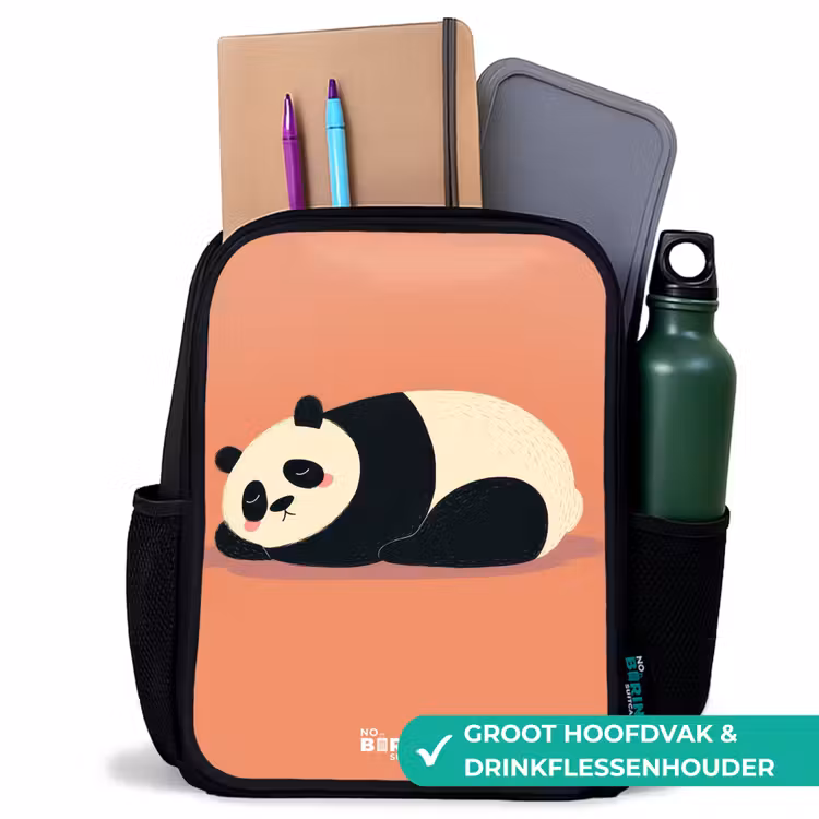 Kinder rugzak - Panda - Slapen - Oranje — 4