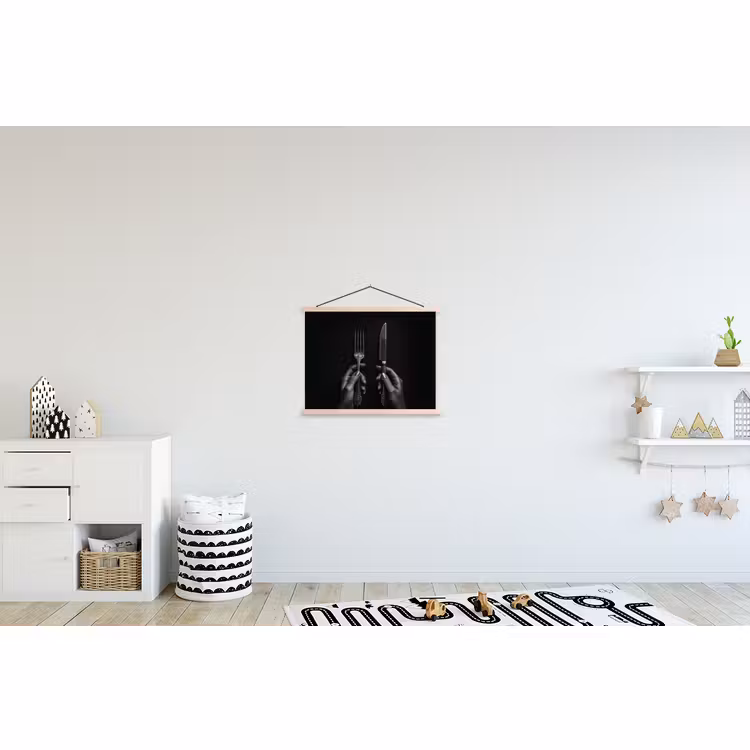 Schoolplaat - Bestek - Zwart - Wit — 3