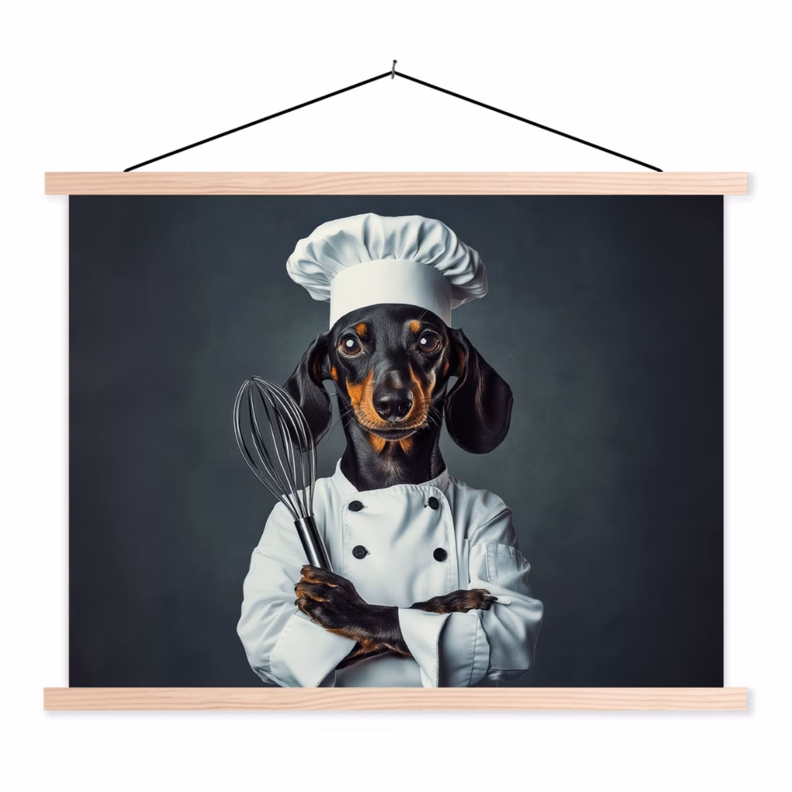 Schoolplaat - Hond - Garde - Kok — 1