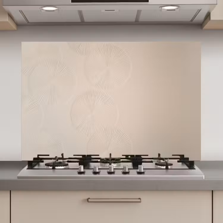 Spatscherm keuken - Japandi - Beige - Modern — 1
