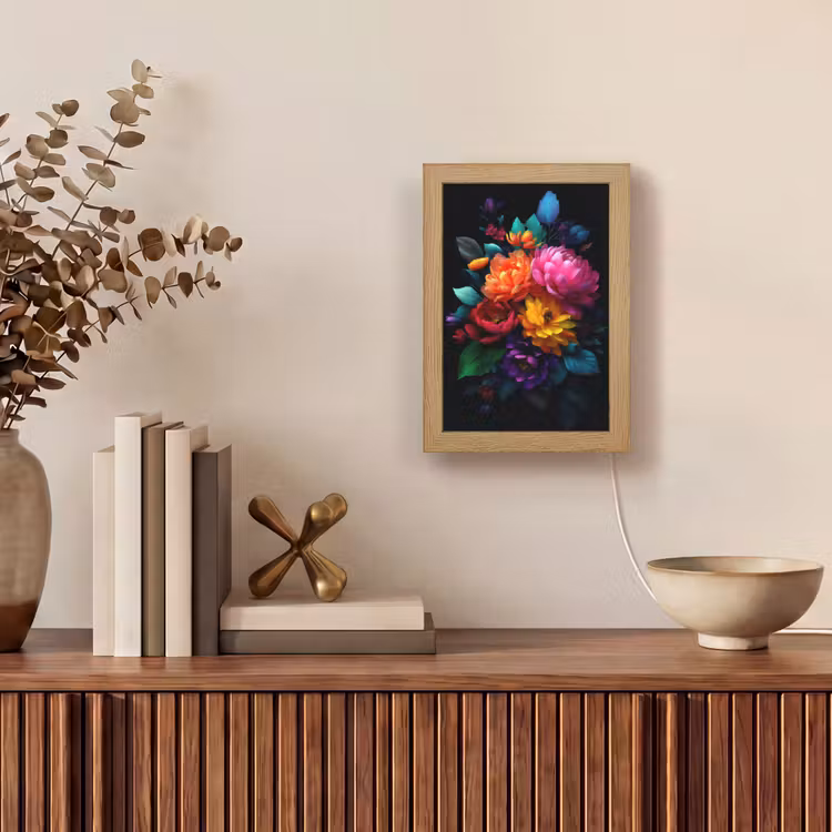 Tafellamp - Boeket - Bloemen - Kleur — 4