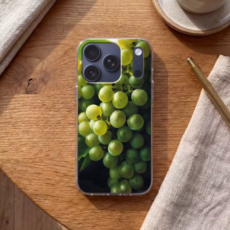 Telefoonhoesje - Druiven - Tros - Groen — 2
