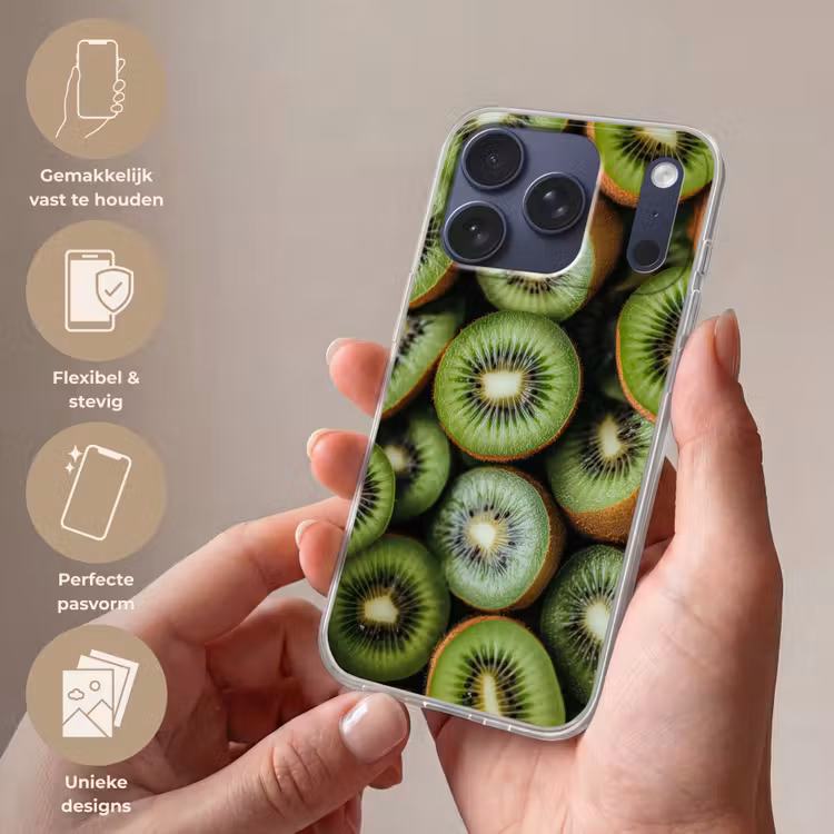 Telefoonhoesje - Kiwi - Fruit - Groen — 4