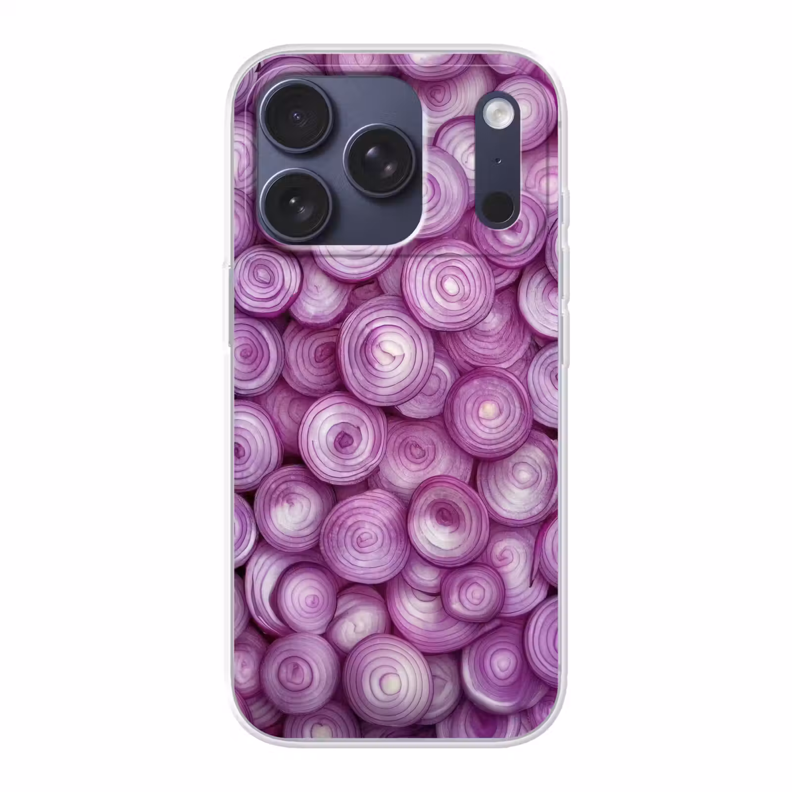 Telefoonhoesje - Paars - Uien - Close up — 1