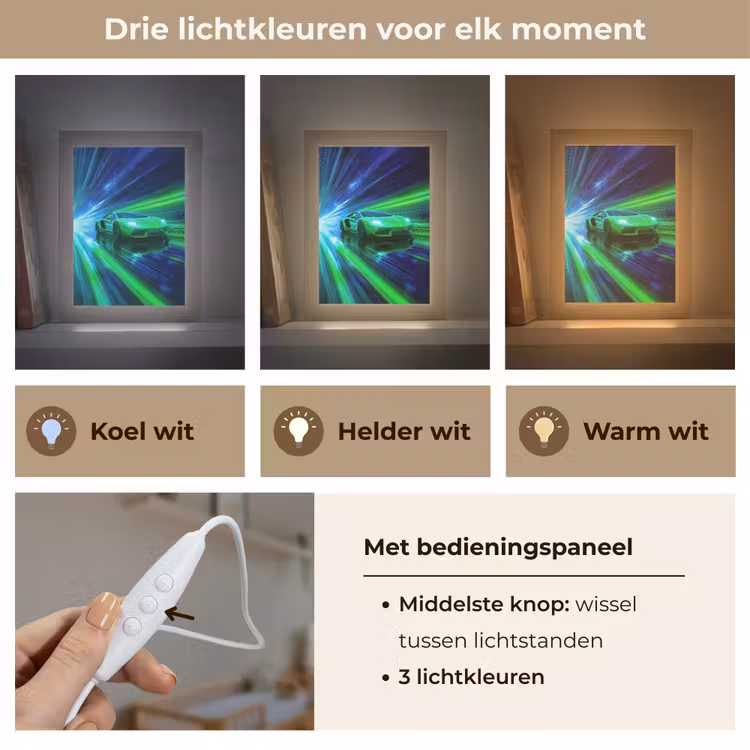 Nachtlampje - Snelheid - Licht - Sportwagen - Groen — 7