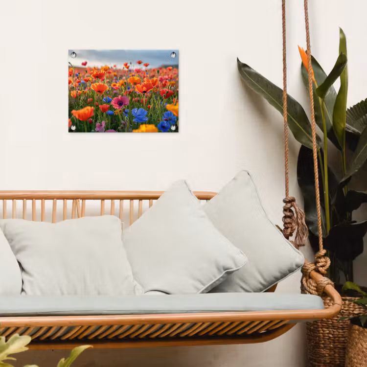 Tuinposter - Bloemenweide in volle bloei — 5
