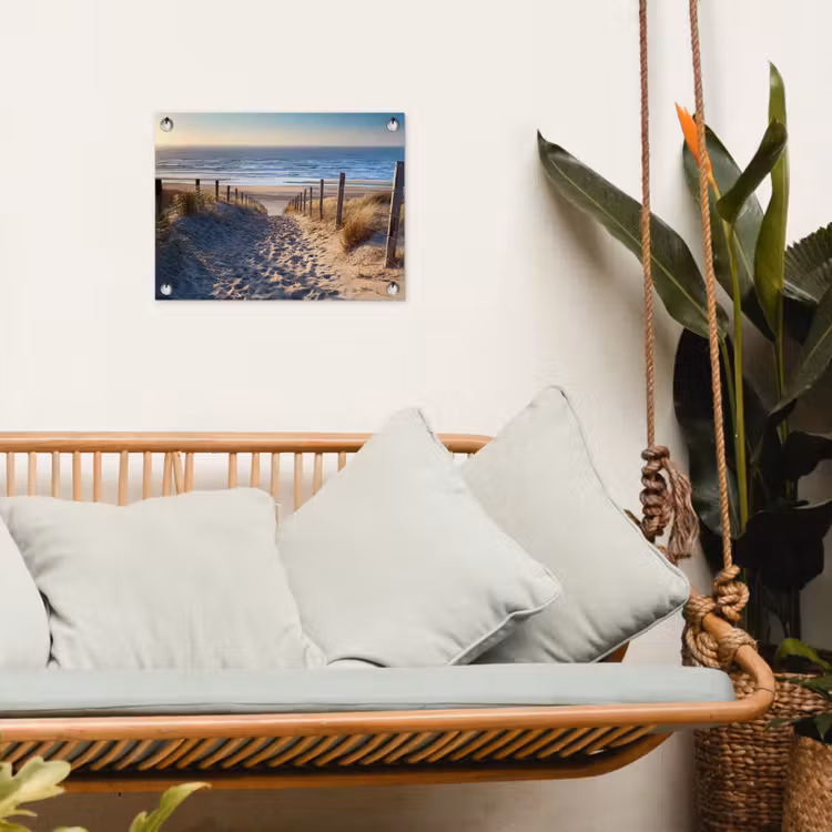 Tuinposter - Strand - Zee - Nederland - Duinen - Zon — 5