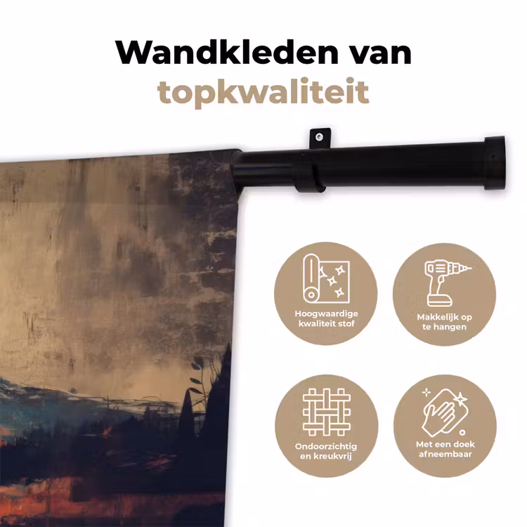 Wandkleed - Bergtop - Sneeuw - Zon — 3