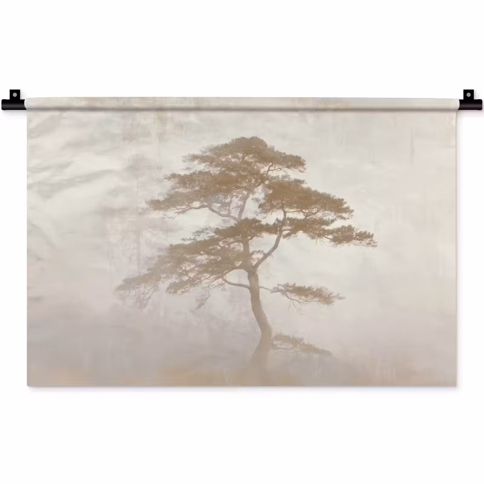 Wandkleed - Boom - Oosterse stijl - Landschap — 1