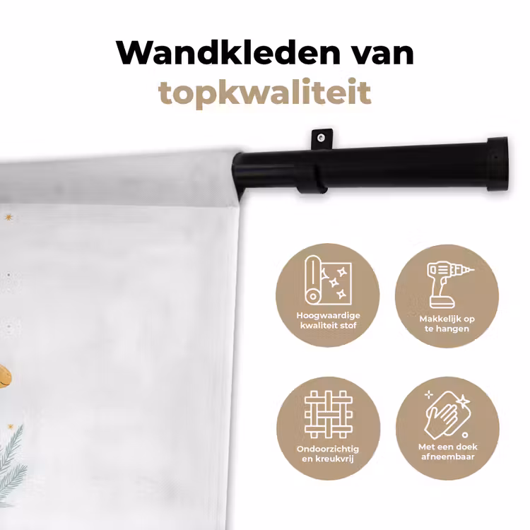 Wandkleed - Planten - Sterren - Dinosaurussen - Oranje — 3