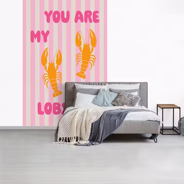 Behang - Lobster - Love - Valentijn — 2