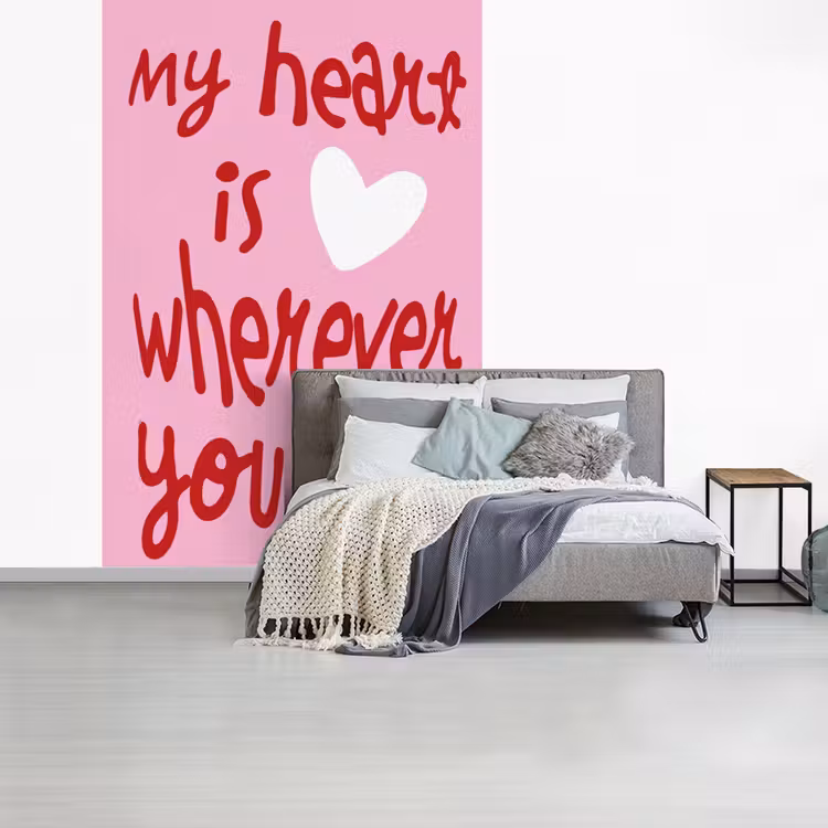 Behang - Valentijn - Hart - Liefde - Roze — 2