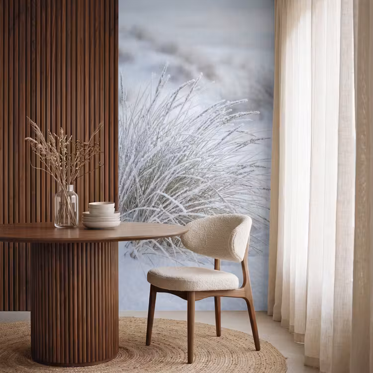 Behang - Duinen - Sneeuw - Strand - Winter - Serene — 4