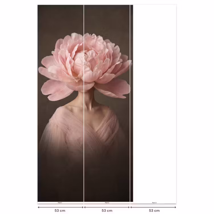 Behang - Gezicht - Roos - Roze — 6